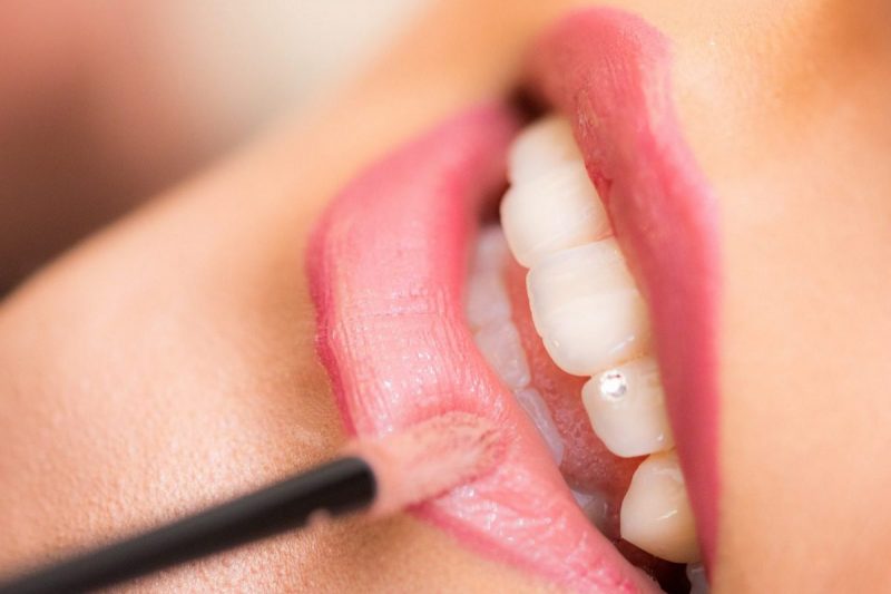 Labios de mujer cuidados