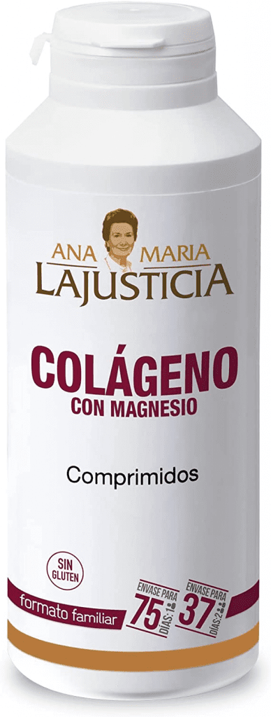Bote de Colágeno con magnesio Ana Maria Lajusticia en comprimidos