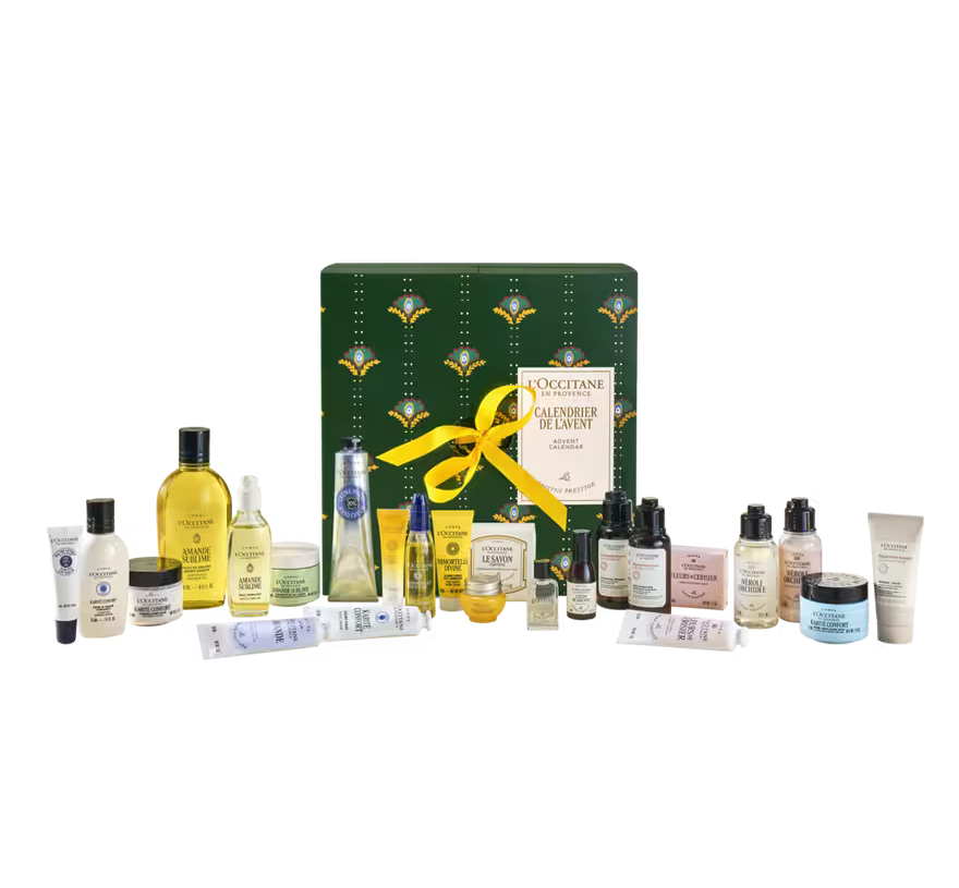 Calendario de Adviento L'Occitane 2026 con productos de belleza
