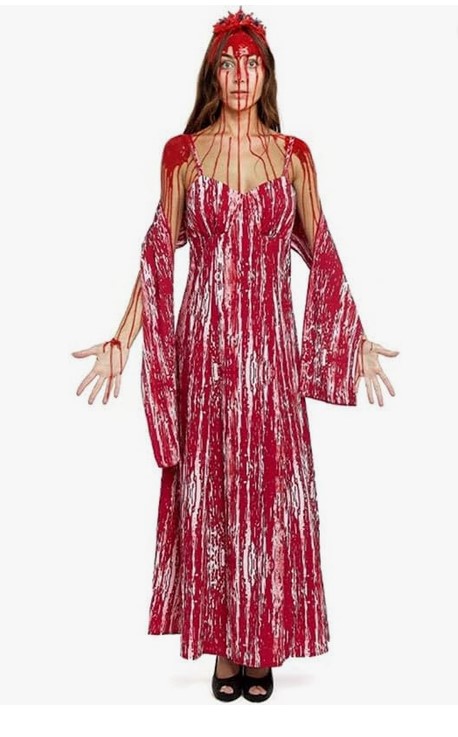 Disfraz de Carrie, reina del baile, para Halloween